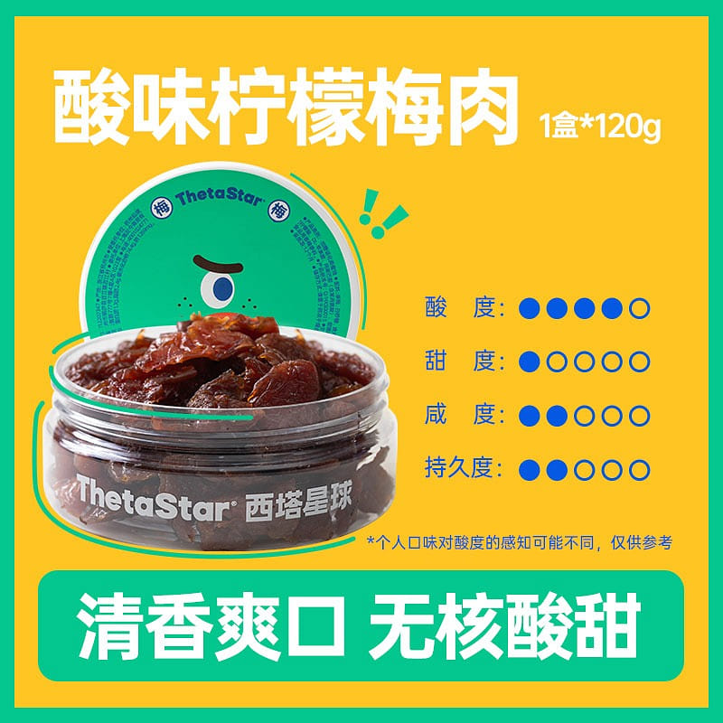 Sour lemon and plum meat from Xita Planet 120 g