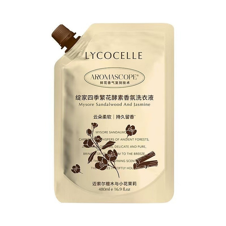 绽家 木质茉莉香洗衣液深层除菌持久留香护色柔顺剂 480 毫升