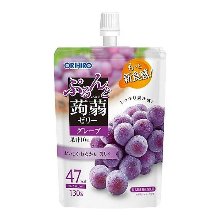 ORIHIRO Konjac Jelly Standing (Grape) 130g 1 pack