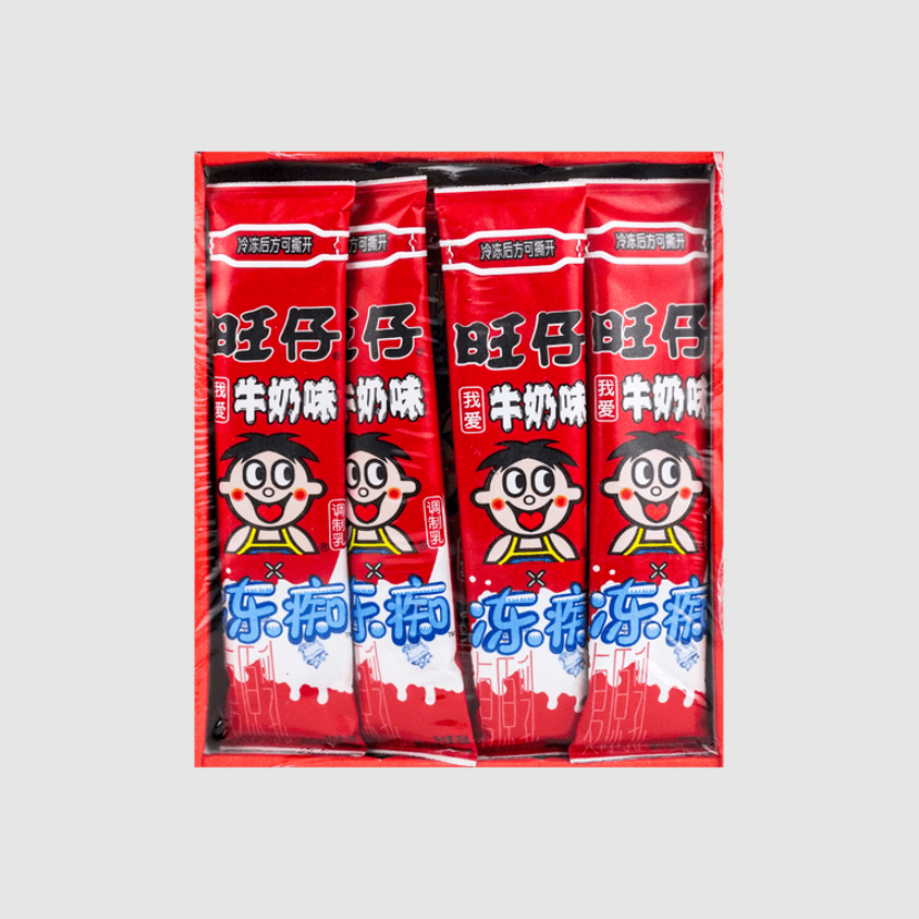 旺旺 旺仔冻痴雪糕 牛奶味85ml*8支 - Weee!