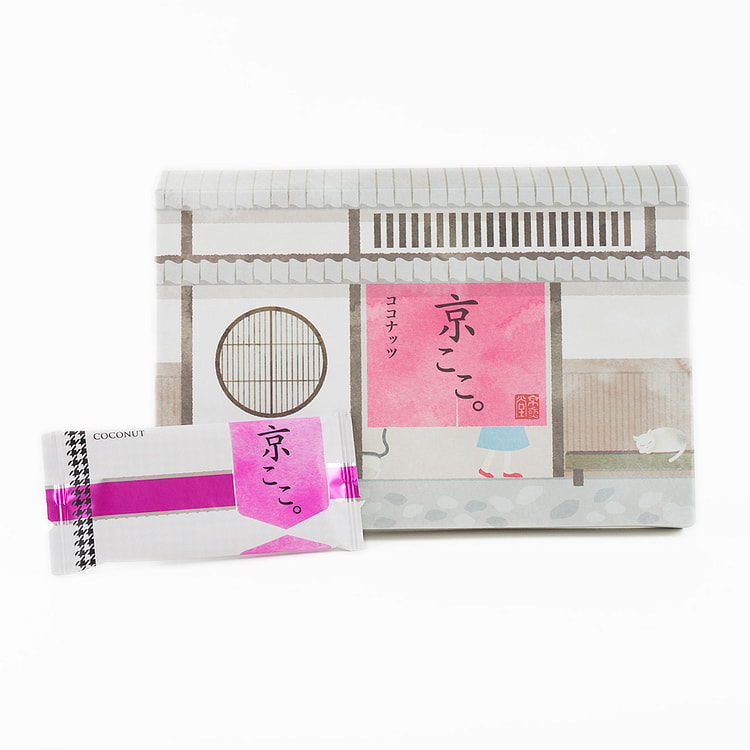 京煎堂 烤椰子米饼 8枚 1 份