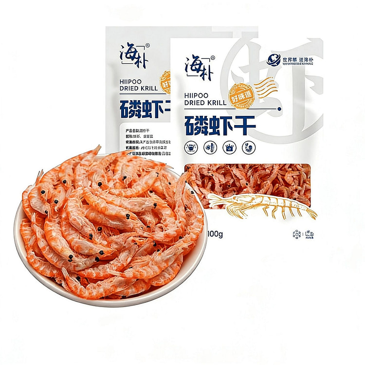 海狸先生海朴磷虾干海产干货虾仁鲜美虾米 100 克
