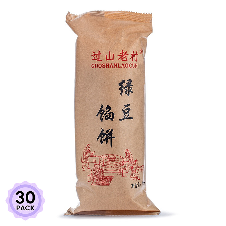 过山老村 绿豆馅饼 128 克*30 包