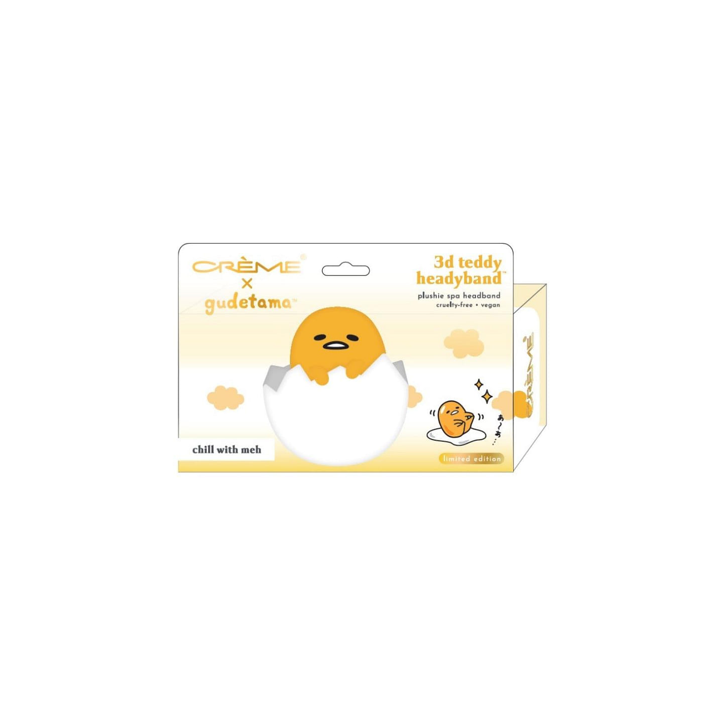 THE CREME SHOP Gudetama 3D Teddy Headyband 1 each