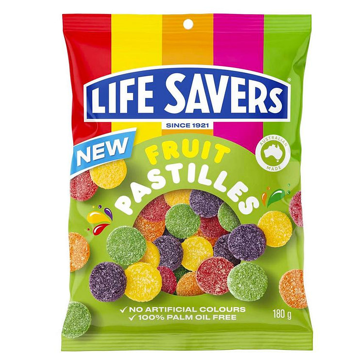 Life Savers Fruit Pastilles 180g 1 each