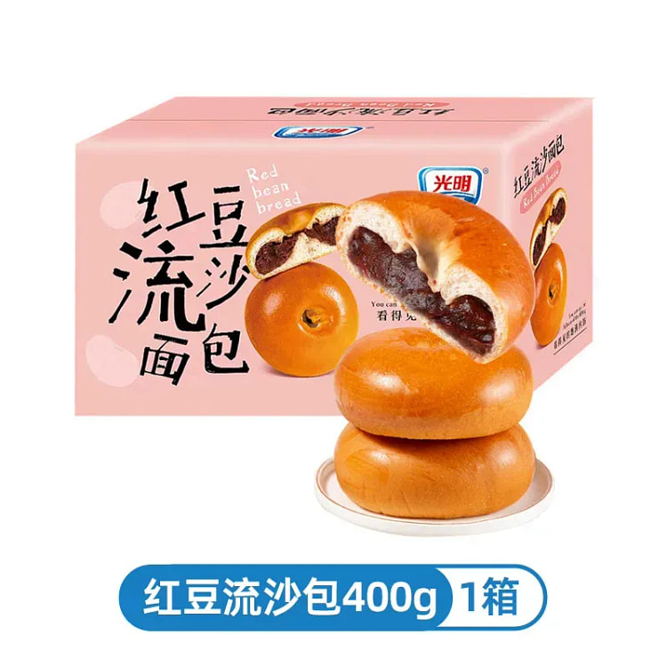 Guangming Red Bean Paste Bun 400g 400 g