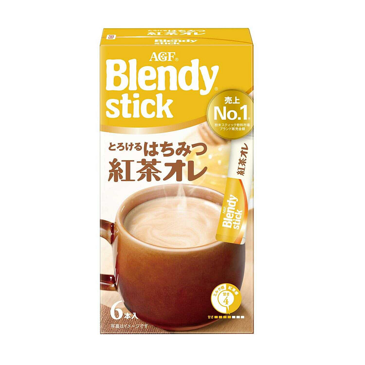 AGF Blendy 融化蜂蜜红茶欧蕾冲饮棒 6支
