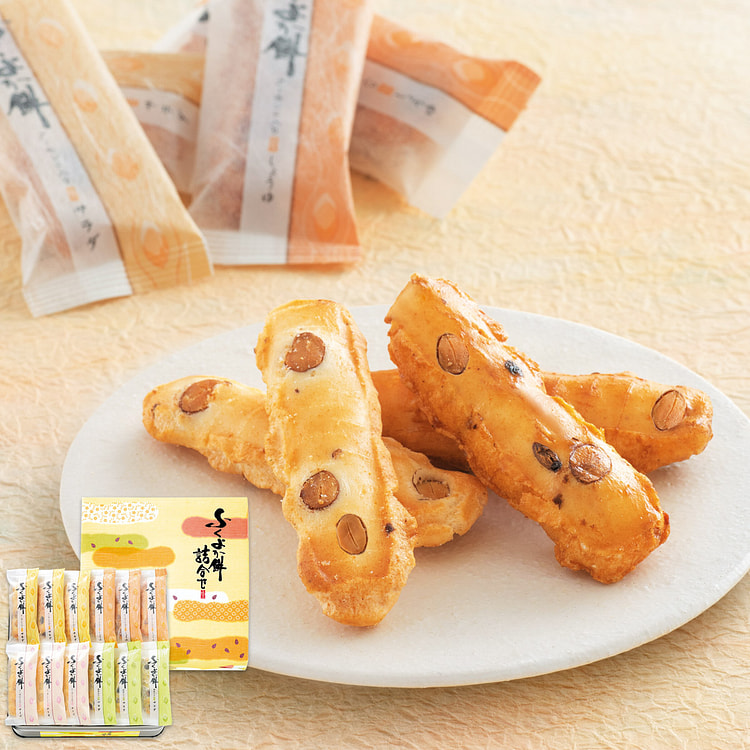 MOCHIKICHIi Almond Crispy Mochi Gift Box 32 Pieces