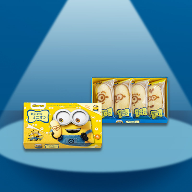 Tokyo Banana Minions Banana Shake Cakes 4pcs 4 count