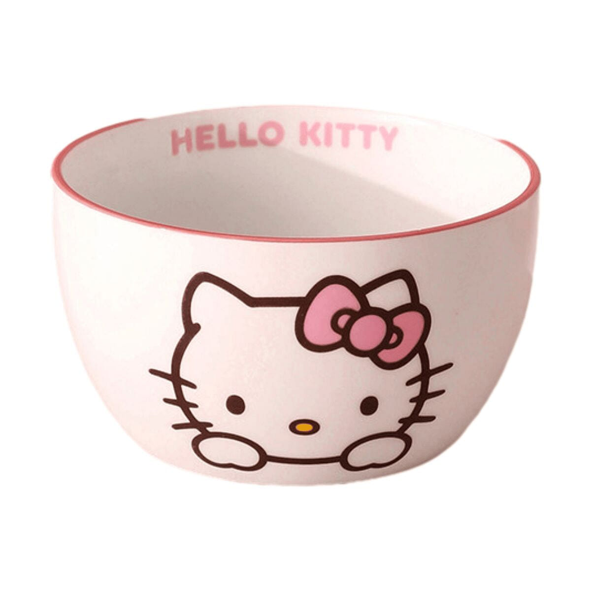 Ceramic Rice Bowl – Hello Kitty (4.5 Inches) 1 count