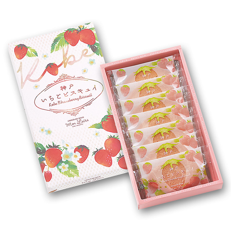 モンロワール 春限定 いちごチョコクッキー 7 枚 1 個