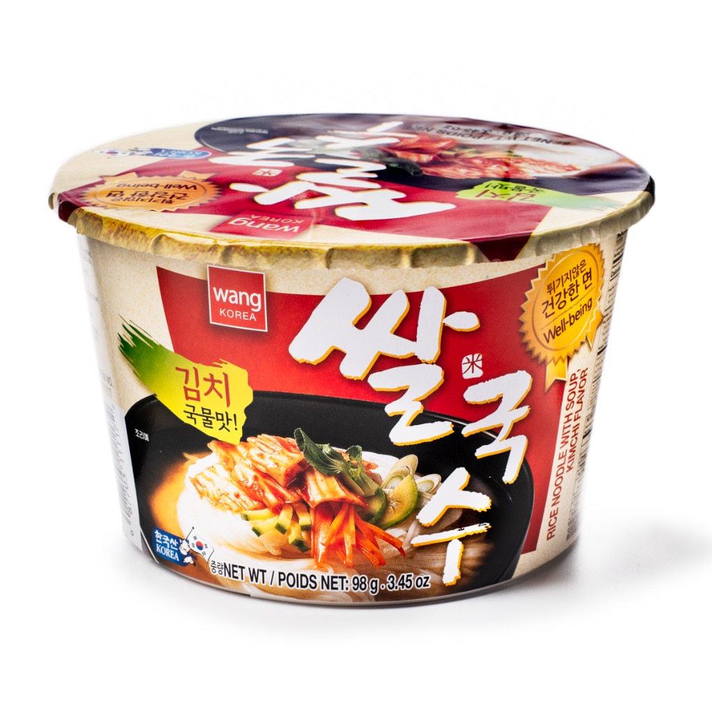 Wang Korea Rice Noodle with Soup, Kimchi Flavor Weee!