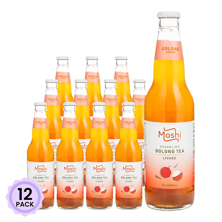 Moshi Oolong Sparkling Lychee Flavor 12 fl.oz*12 pack