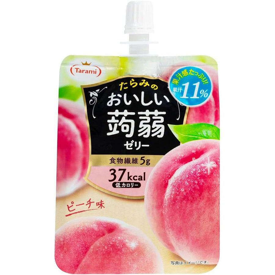 TARAMI多良见 吸吸果冻 低卡蒟蒻 白桃味 150 克