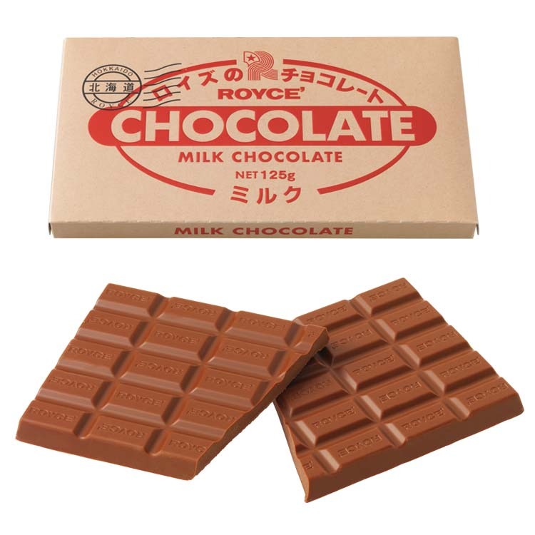 ROYCE HOKKAIDO Milk Chocolate Bar 125g 1 box 125 g