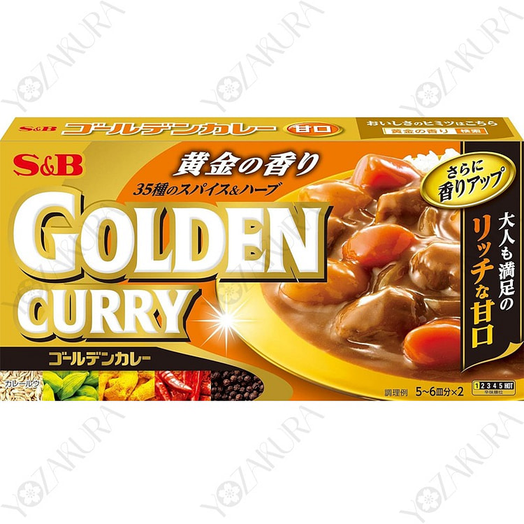 S&B Golden Curry Sweet 198g