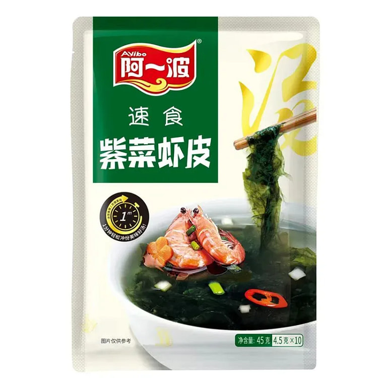 Seaweed and dried shrimp soup seasoning 45g 45 g