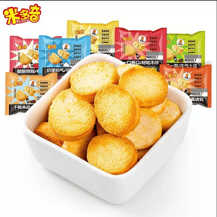 米多奇馍丁混合口味烤香馒头25克*10包 250 克