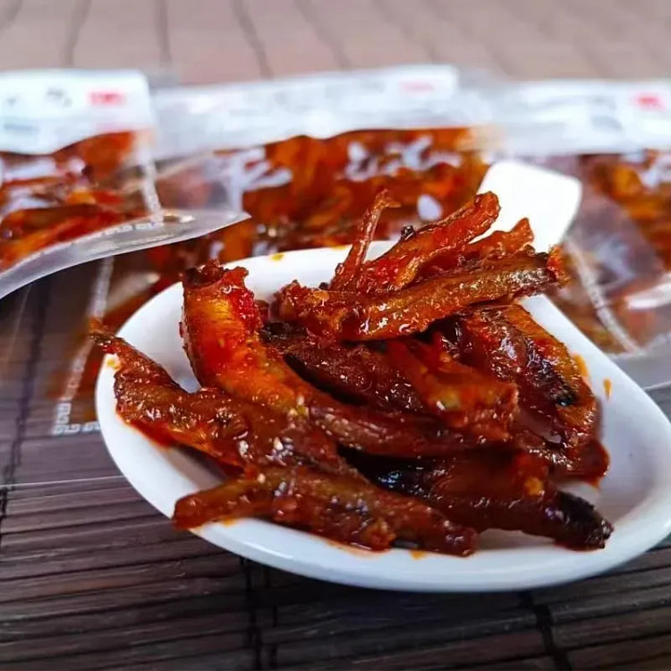 李辉毛毛鱼香辣小鱼仔休闲零食即食下饭 50克大包装