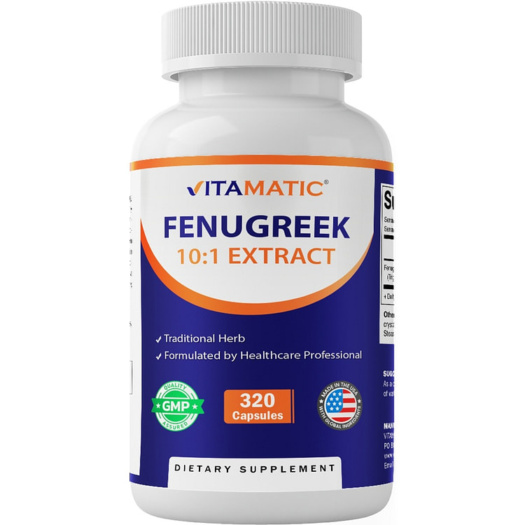 Fenugreek (Methi) - 320 Vegetarian Capsules