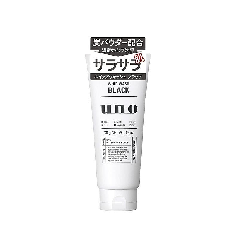 SHISEIDO UNO Whip Wash Black 130g 1 count
