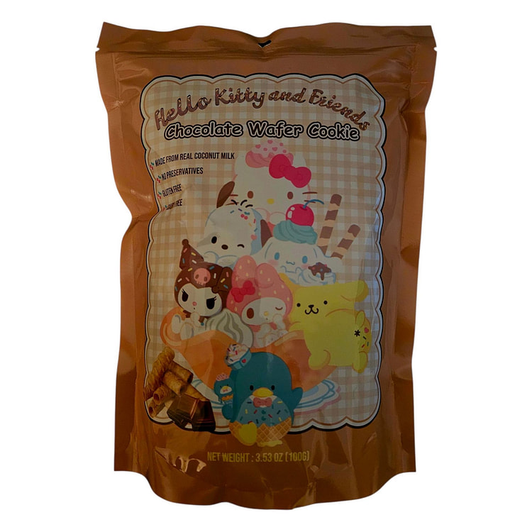 Hello Kitty 和朋友巧克力威化饼干 100 克