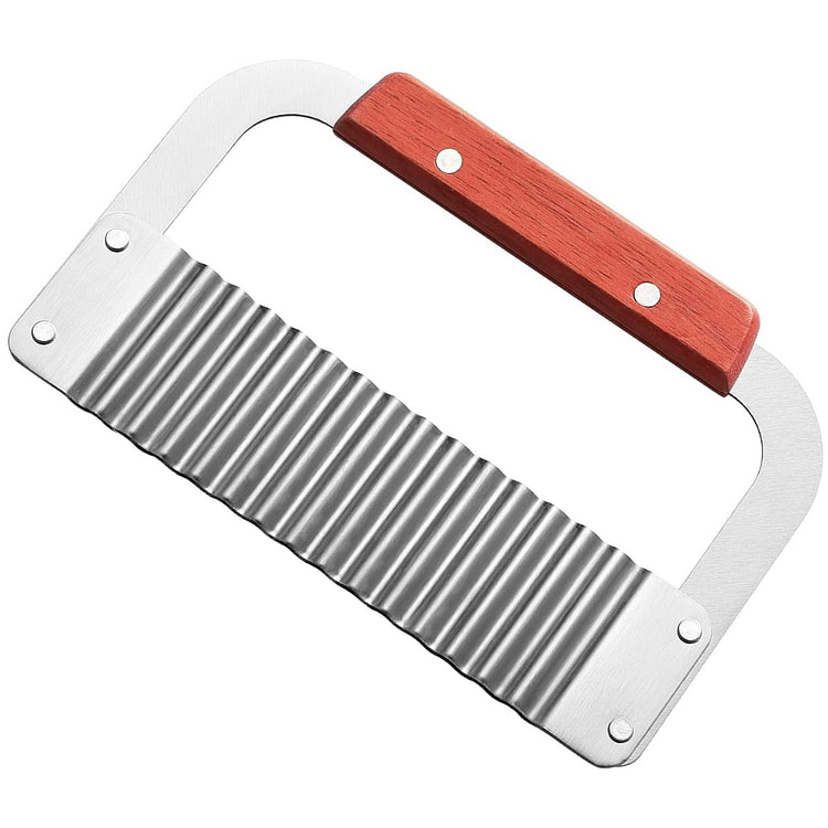 Crinkle Cutter Stainless Steel Potato Slicer Heavy 1 count