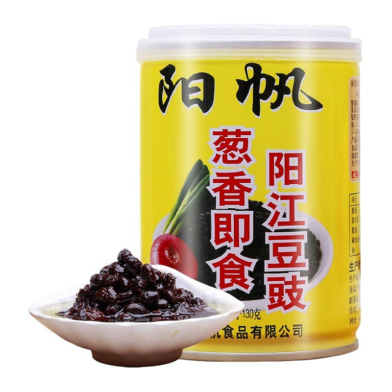 阳帆调味酱 阳江豆豉 葱香味即食豆豉210g 开盖即食 拌饭拌面酱 210 克
