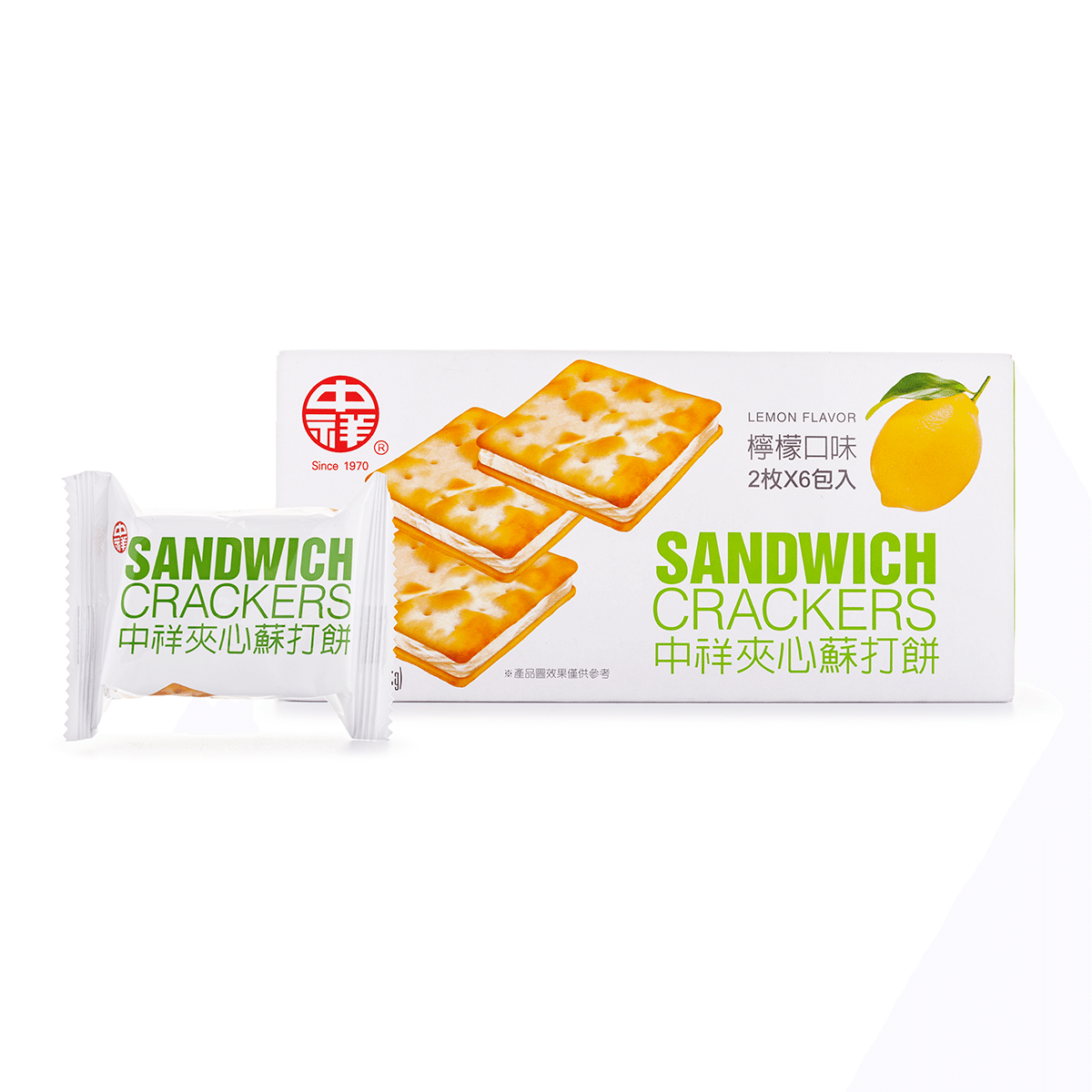 Zhong xiang Sandwich Crackers-lemon Flavor 144 g