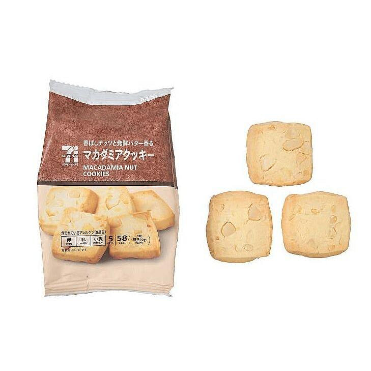 711 夏威夷果黄油曲奇饼干 5枚 1 包