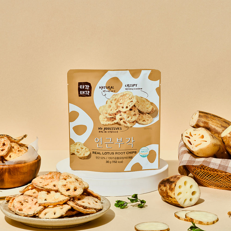 Tigaktaegak Real Chips Collection 30g 莲藕