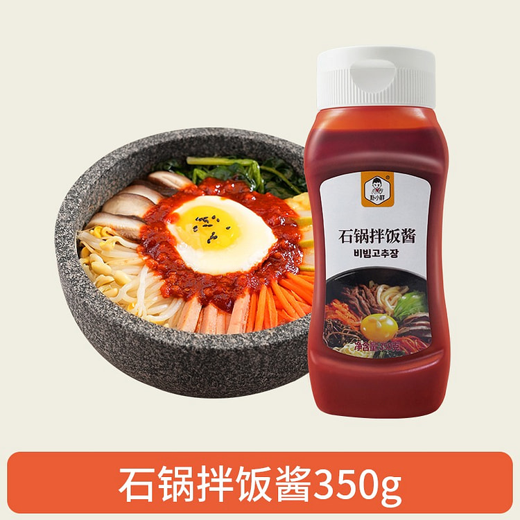 朴小样 韩式石锅拌饭酱经典甜辣酱350g/瓶