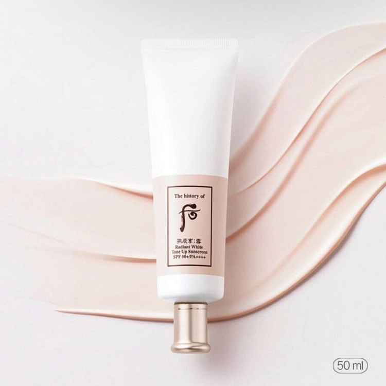 Kem Chống Nắng Nâng Tông WHOO RADIANT WHITE TONE UP SUNSCREEN SPF50+/PA++++