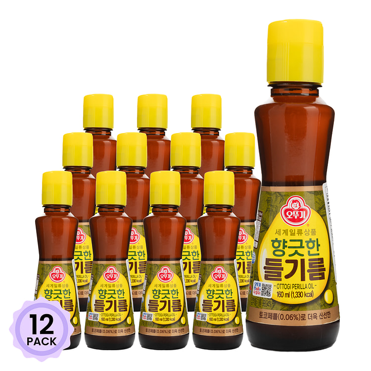 不倒翁 紫苏籽油 160 毫升*12 包