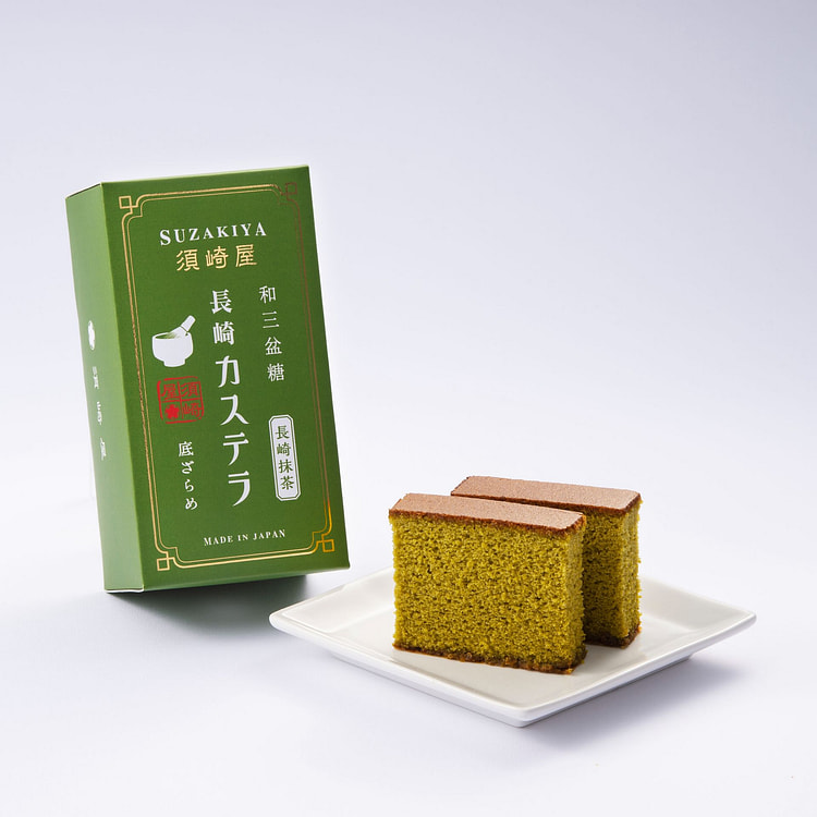 Suzakiya Wasanbon Castella Cake Matcha Flavor 7 oz