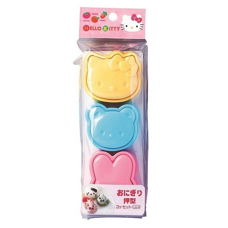 OSK Hello Kitty Rice Ball Mold 3-Piece Set 1 count