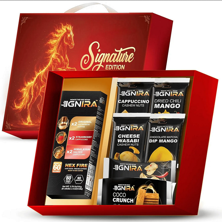 IGNIRA エキゾチック スナックボックス: 甘辛い クランチ 多種セット. 1 箱