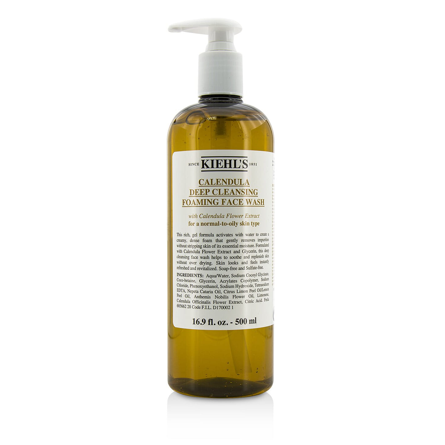 Kiehl’s Calendula Deep Cleansing Foaming Face Wash 500 ml