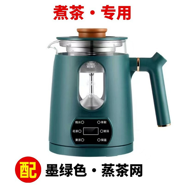 110V Health Kettle Household Tea Maker Dark Green