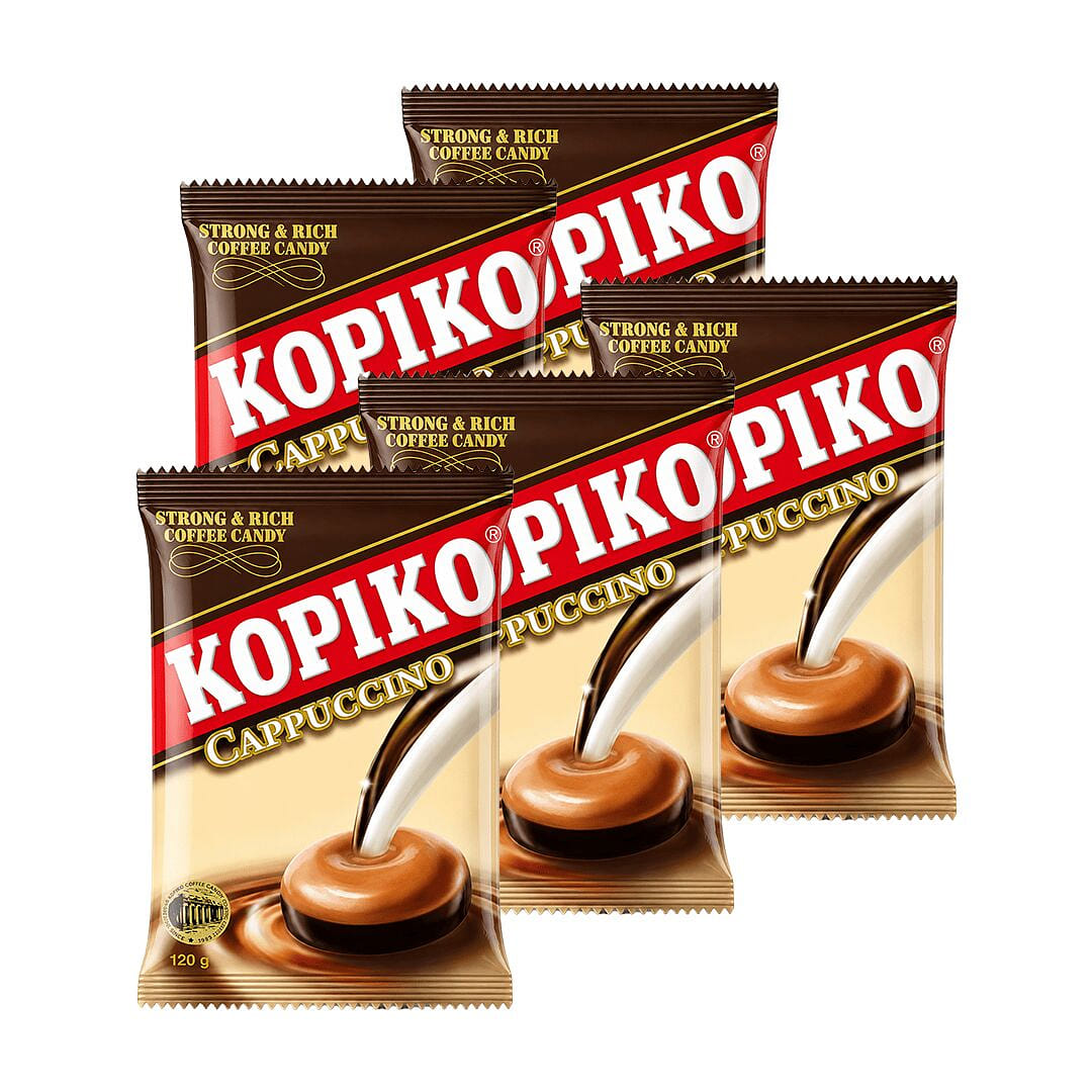 KOPIKO Cappuccino Candy 5 Bag 4.23 oz