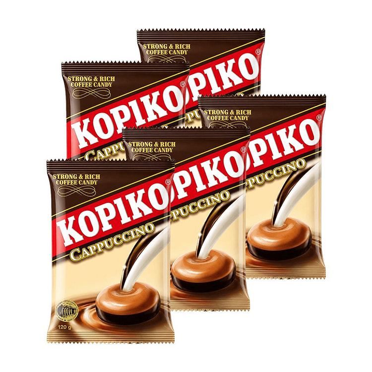 KOPIKO Cappuccino Candy 5 Bag 4.23 oz