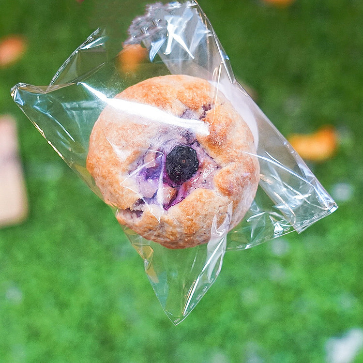 Purple Yam Blueberry Cream Cheese Scone