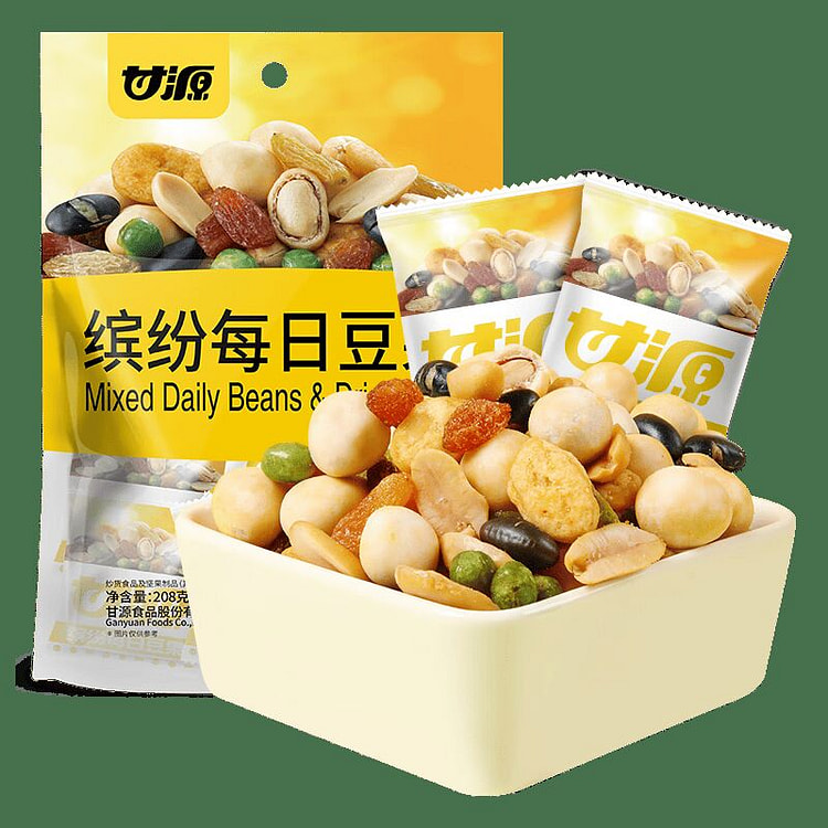 Mixde Daily beans roasted nuts dried fruit snacks 208 g