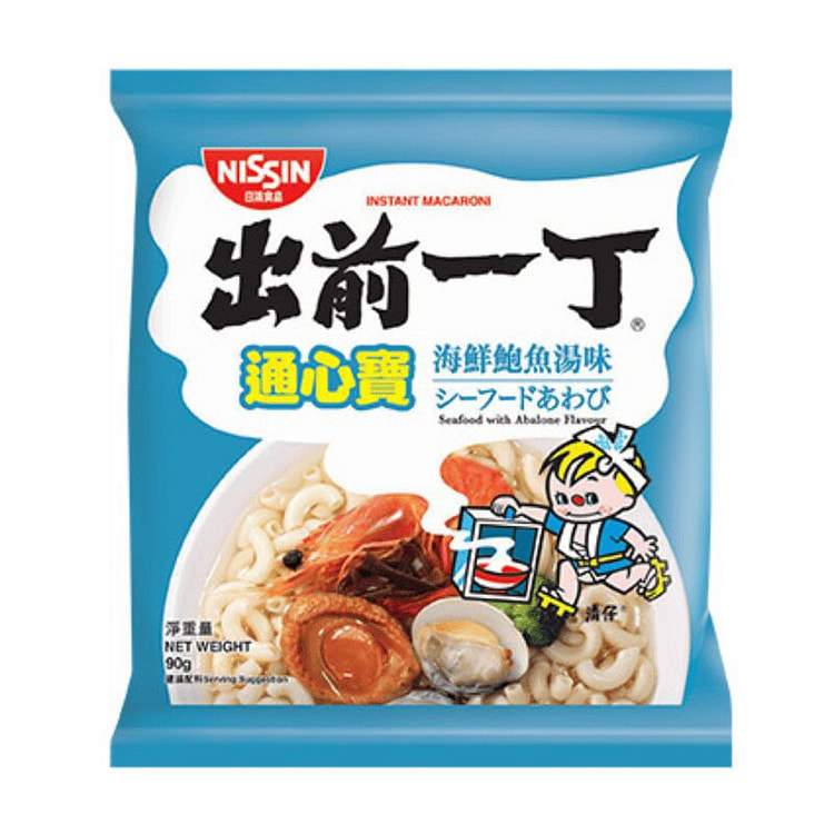 Nissin Demae Iccho Macaroni Seafood w. Abalone Flv 90 g