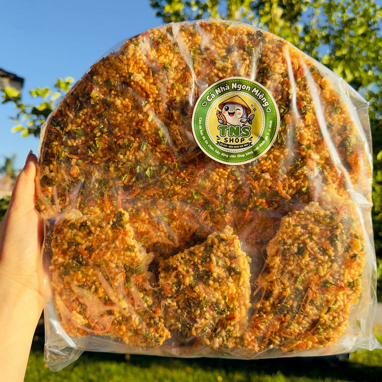 Crispy Rice Cracker with Pork Floss and Scallion 500 g