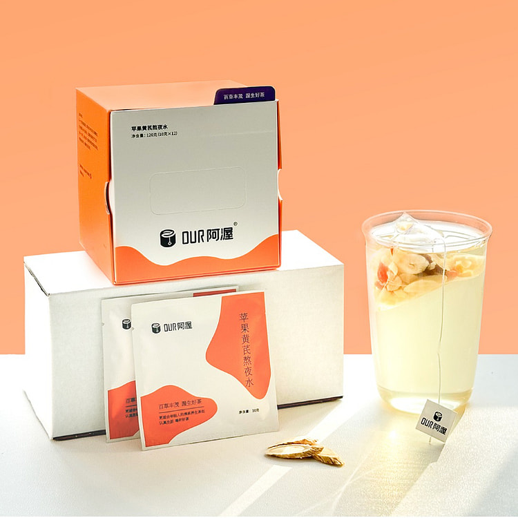 阿渥苹果黄芪熬夜水 120g*1盒 120 克