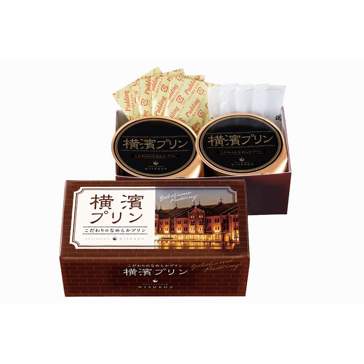 横浜 牛奶鸡蛋布丁 4枚 1 盒