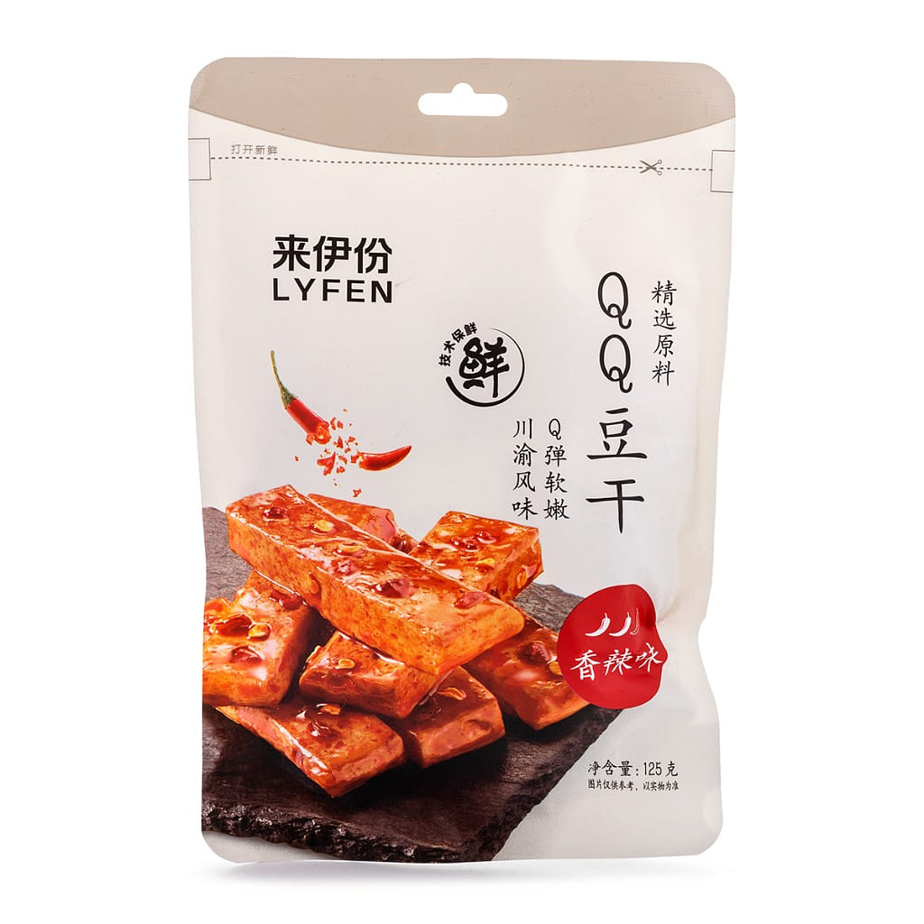 来伊份 QQ豆干 香辣味 125 克