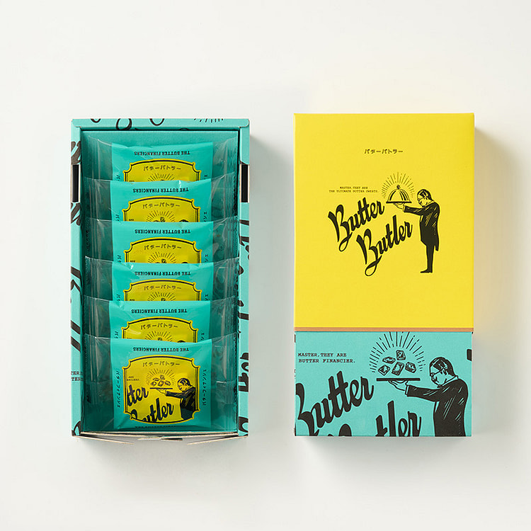 Butter Butler Butter Financier 6pcs JR East Souven 6 pack