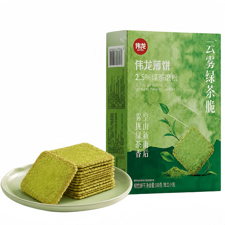1 box of Weilong Cloud Mist Crispy Thin Cookies 180 g